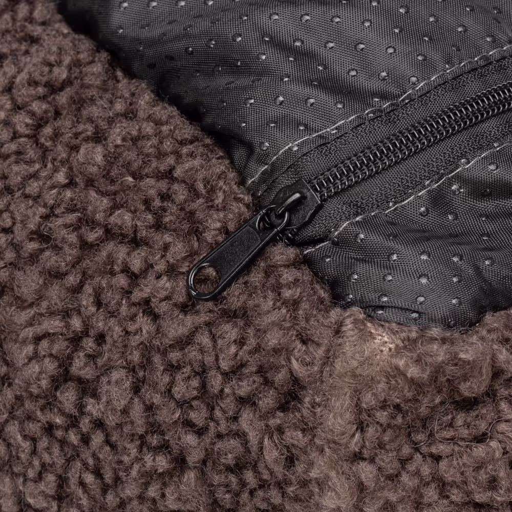 Biglo Fizzy Cream - Hunde- und Katzenbett "Teddy" braun