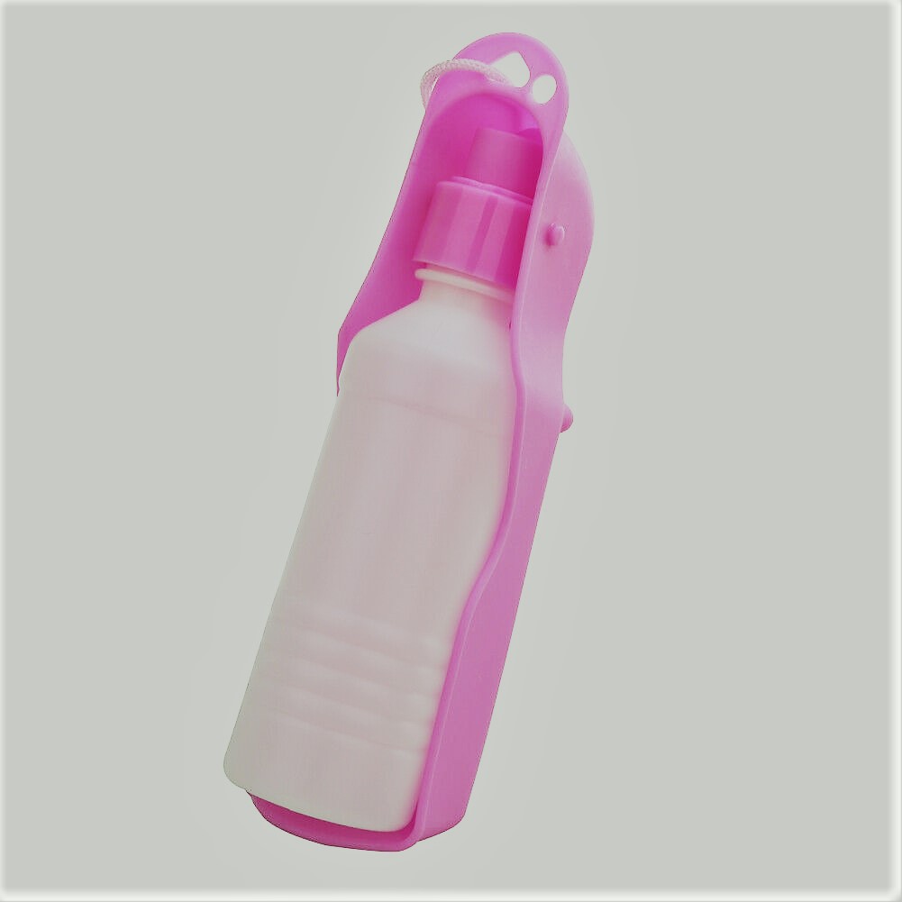 "CAMON® Hundetrinkflasche in rosa 250 ml