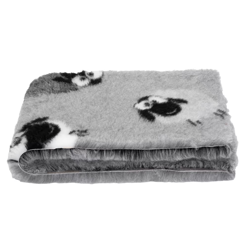 Blovi DryBed VetBed A+ – rutschfestes Bett, Tierbett, Graphitpfoten und Schafe