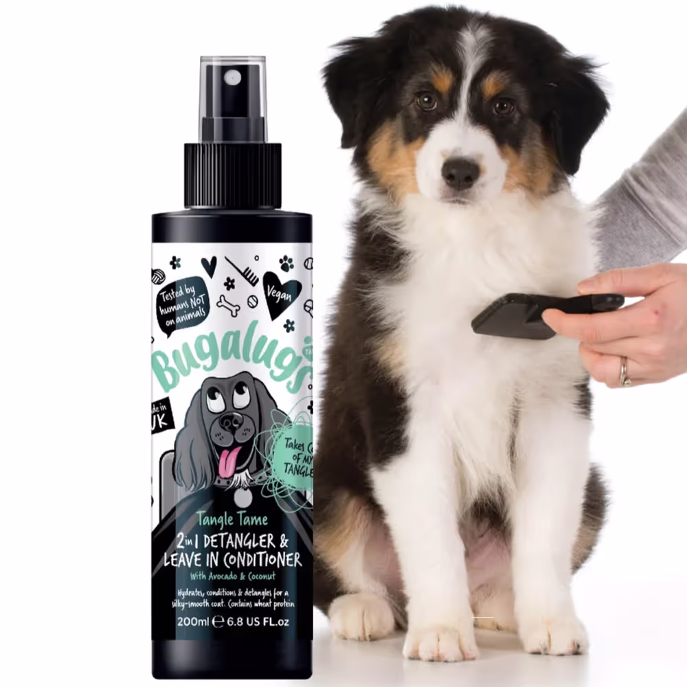 Bugalugs Tangle Tame 2in1 Leave In Conditioner 200ml - Entwirrender Conditioner für Hunde, Avocado- und Kokosduft 200 ml