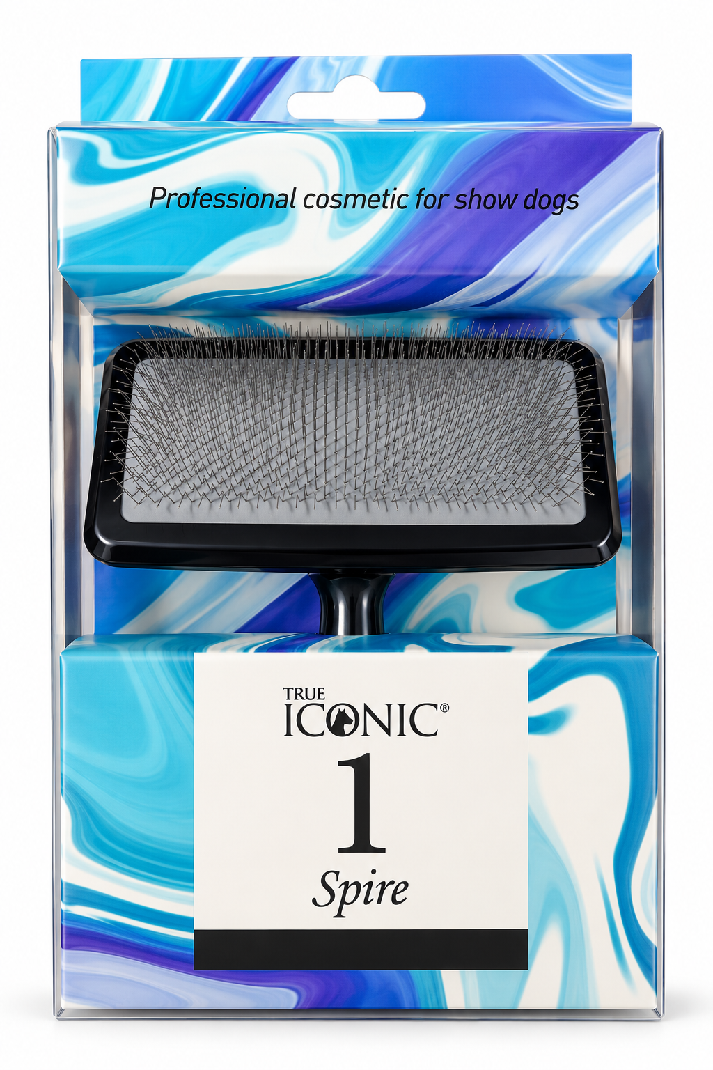 True Iconinc SPIRE Slicker Brush schwarz