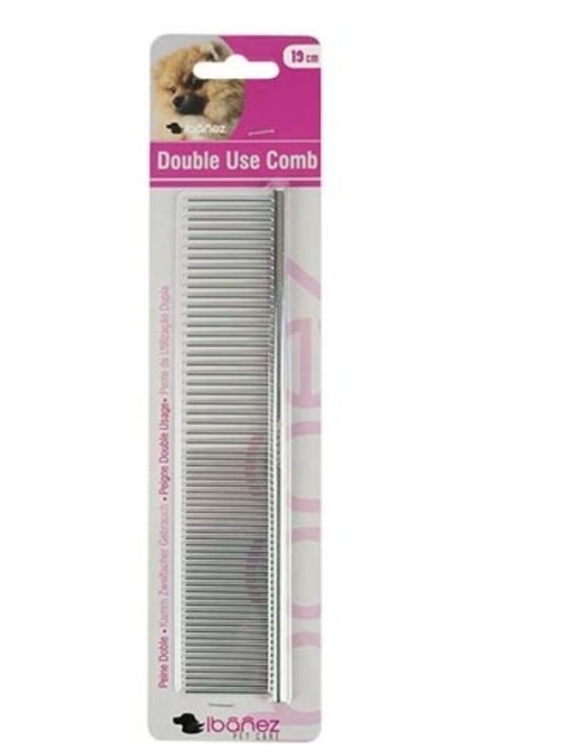 IBÁÑEZ® Doppelseitiger Metallkamm - 19 cm