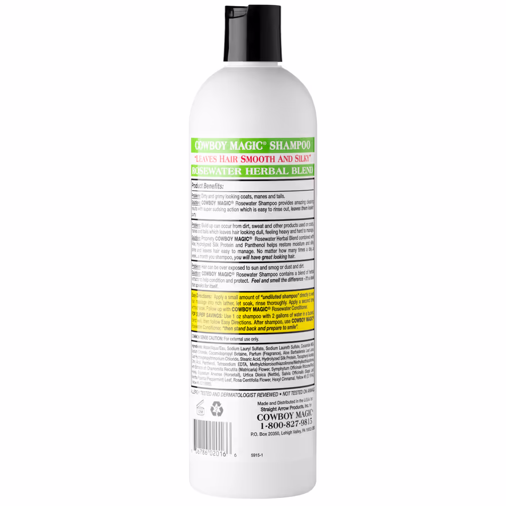 Cowboy Magic Rosewater Shampoo / Universal-Shampoo für alle Fellarten beim Hund